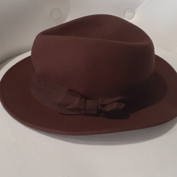 H&M brown  felt hat size large - Picture 8 of 11